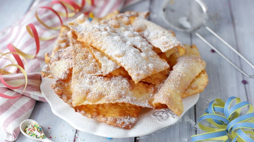 Chiacchiere al forno